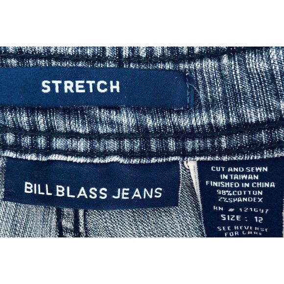 Bill Blass Stretch‎ Women’s Bootcut Cuffed Leg Jean - Picture 3 of 5